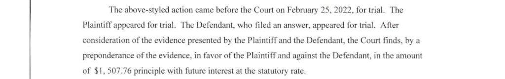 Georgia judgment post judgment interest set at alegal rate.