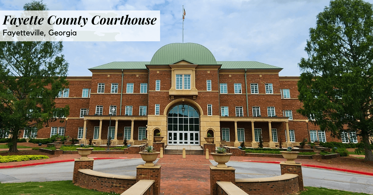 Fayette County Courthouse, Fayetteville, Georgia